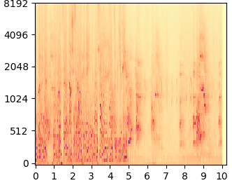 Tango mel-spectrogram