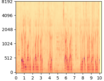 Tango mel-spectrogram