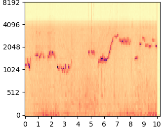 AudioLDM mel-spectrogram