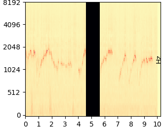 Cut 1s mel-spectrogram