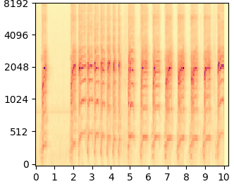 Tango mel-spectrogram