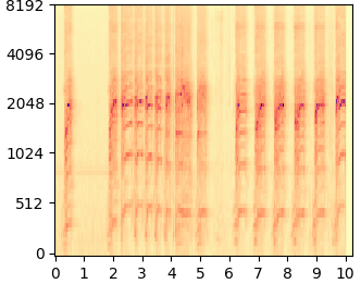 Tango mel-spectrogram