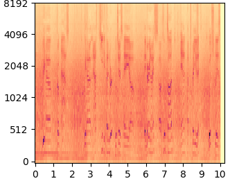Clean 30 mel-spectrogram