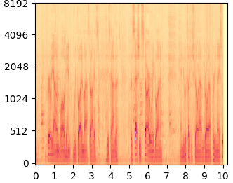 Clean 30 mel-spectrogram